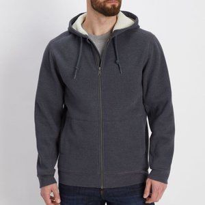 Duluth Trading Company men’s thermal Sherpa lined zip up hoodie